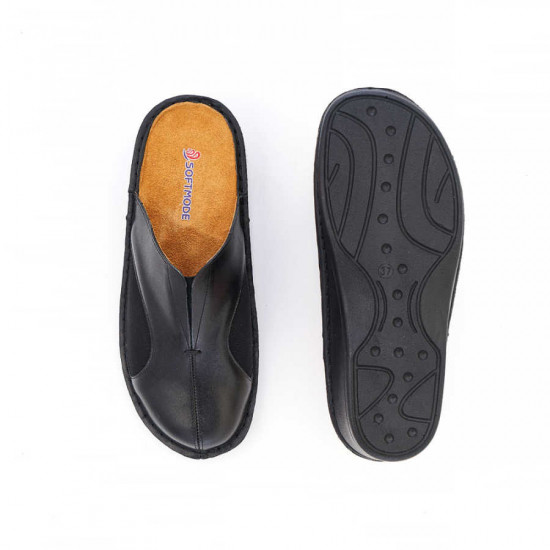 SOFTMODE KADIN DERİ ORTOPEDİK SANDALET 2178 SİYAH SOFTMODE KADIN DERİ ORTOPEDİK SANDALET 2178 SİYAH